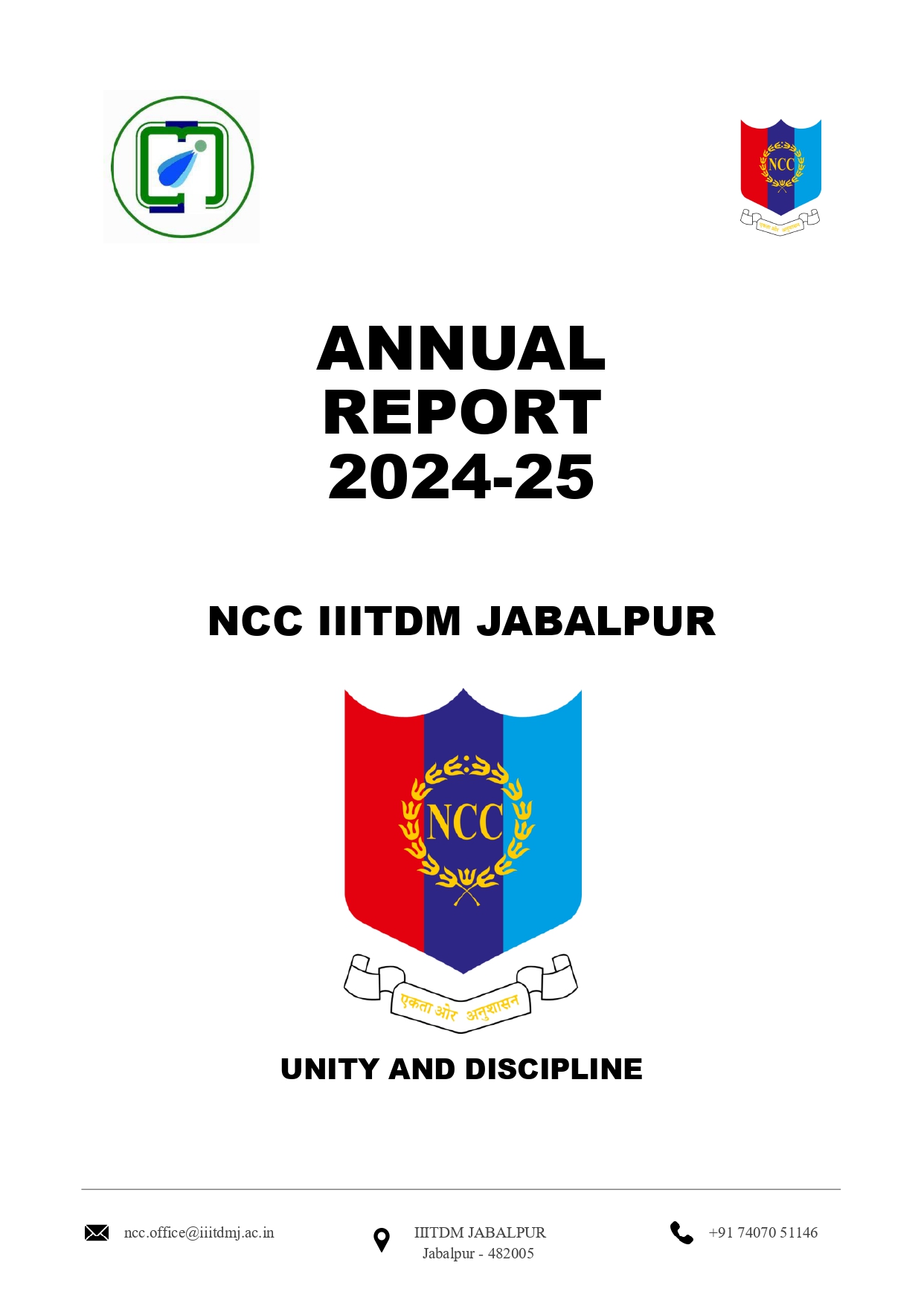 Annual Report 2024-25 Cover